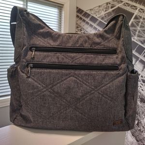 Lug Cable Car Satchel in Heather Grey
